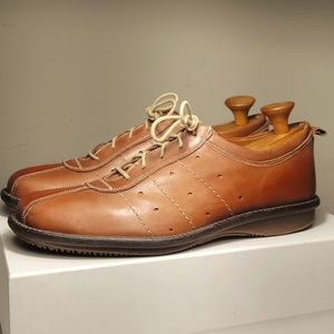Kenneth Cole made in Italy British tan leather oxfords size 43(US 9.5)